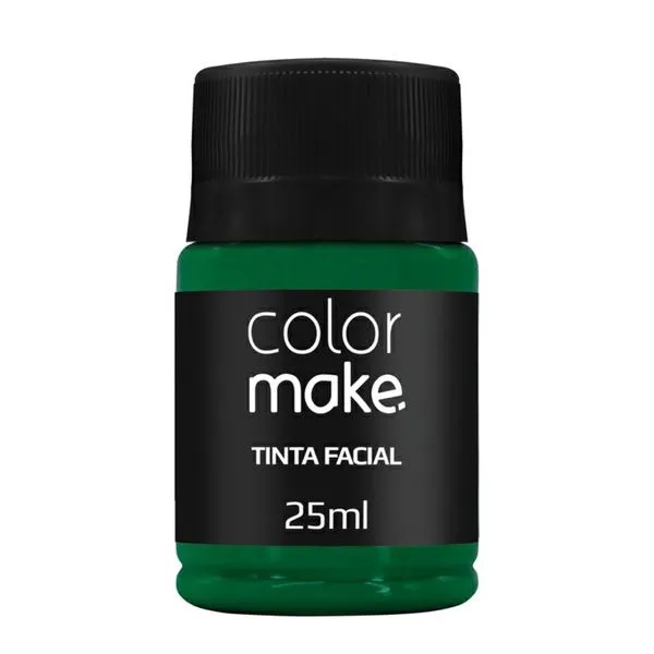 Tinta Líquida Facial Colormake Verde 25ml