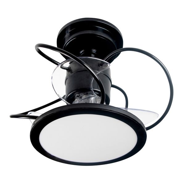 Ventilador de Teto Treviso Preto Confort LED 3000K Controle