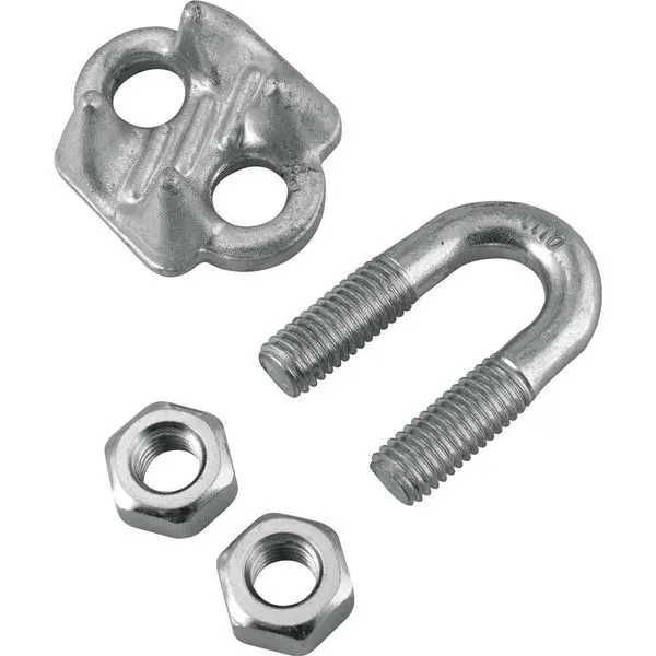 Clips Zincado para Cabo de Aço 12,7mm 1/2" Uso Industrial - VONDER PLUS