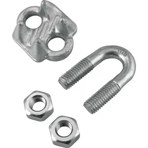 Clips Zincado para Cabo de Aço 12,7mm 1/2" Uso Industrial - VONDER PLUS