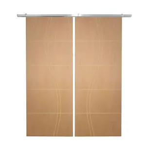 Porta Dupla De Correr P- Verniz Frisada Fs Duplo - 210x160