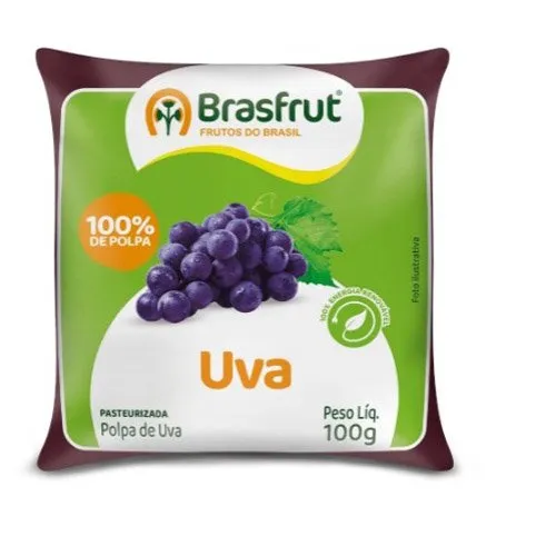 Polpa de Uva Brasfrut 100g