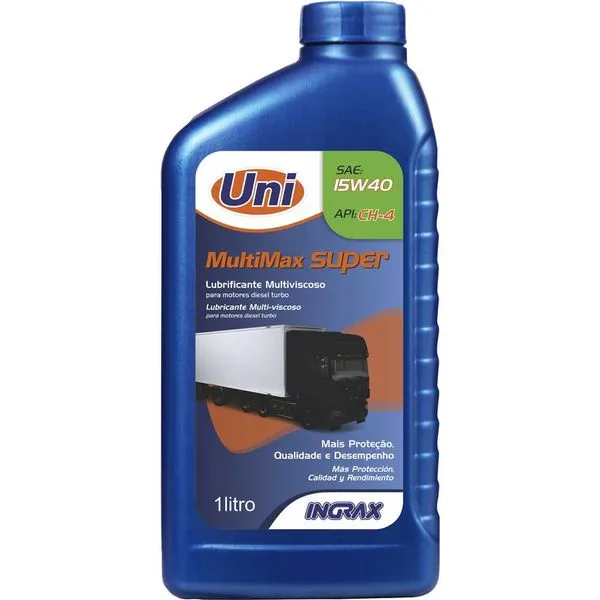 Óleo lubrificante Multimax 15W 40 1 litro - INGRAX