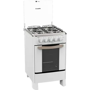 Fogão 4 Bocas de Piso Esmaltec, Branco - Caribe 4078 Bivolt