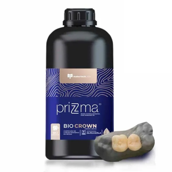 Resina priZma 3D Bio Crown A2 250g makertechLabs