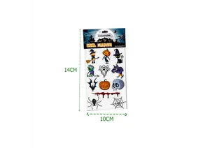 Cartela TATOO ColorMake Temp Halloween - ColorMake