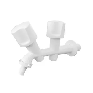 Torneira para Tanque e Máquina Tulipa 1-4 de Volta em Plástico Abs Branco Socel Torneira para Tanque e Máquina Tulipa em Plástico Abs Branco Socel