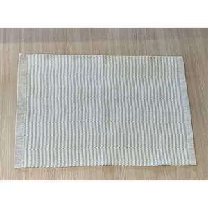 Tapete Trilho Parintins Bg1 Bege 47x70cm Ref.TRPAR047070BG1 Bordartes