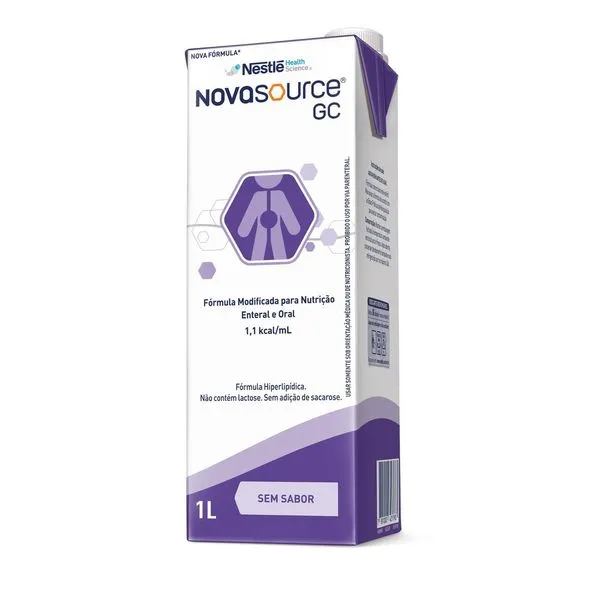 Nutrição Enteral e Oral Novasource GC Baunilha 1L