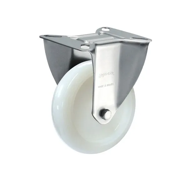 Rodizio Fixo FLR 412 N Nylon Capacidade 170kg - Rod-Car