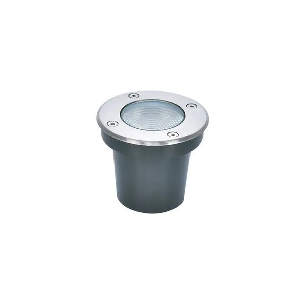 Embutido De Solo Led Astraled Es-6912 Felis 7w Bivolt Prata 3000k Luz Amarela 3000k Luz Amarela Es-6912