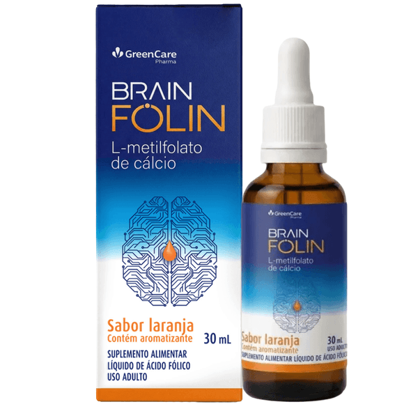 Suplemento Alimentar Brainfolin Sabor Laranja 30ml
