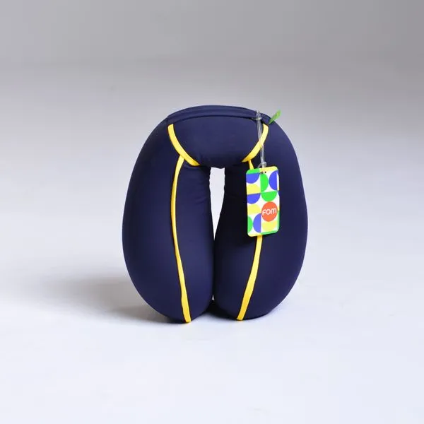 Almofada de Pescoço Flex com Vivo Brasil Azul Marinho