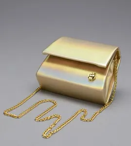 Bolsa Verniz Glamour - PA0020 Dourado