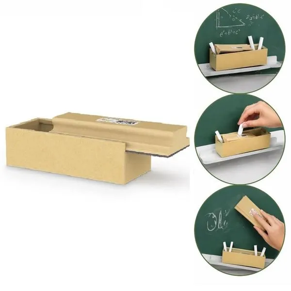 Apagador para Quadro com Porta Giz Junges Apagador para Quadro com Porta Giz Junges MDF com Feltro 4mm 1 Unidade Apagador para Quadro com Porta Giz Junges MDF com Feltro 4mm 1 Unidade