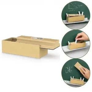 Apagador para Quadro com Porta Giz Junges Apagador para Quadro com Porta Giz Junges MDF com Feltro 4mm 1 Unidade Apagador para Quadro com Porta Giz Junges MDF com Feltro 4mm 1 Unidade