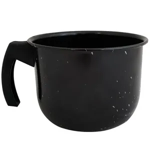 Leiteira Caneca Esmaltada Jarra Para Leite Granitada 1,8L