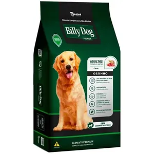 Ração Billy Dog Cão Adulto Ossinho Sabor Carne 7kg (MP)