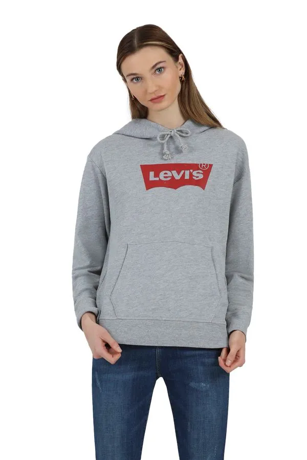 Moletom Levi's® Graphic Standard Hoodie Cinza - M