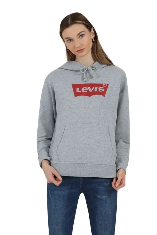 Moletom Levi's® Graphic Standard Hoodie Cinza - M