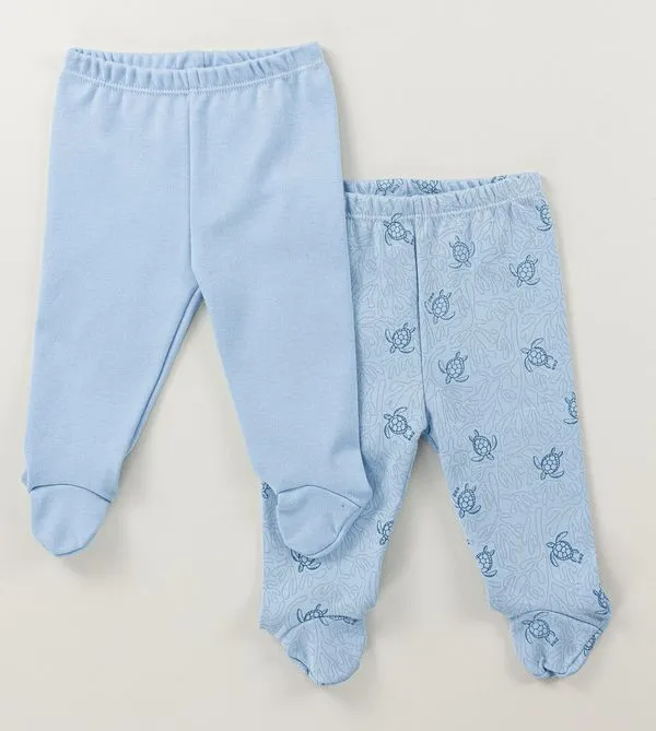 Culote Tartaruga Azul com 2 Unidades Azul - G