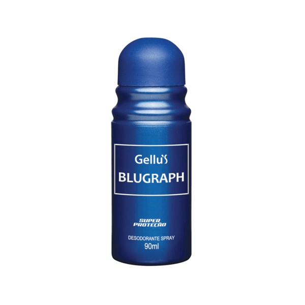 Kit c/3 Unidades de Desodorante Spray Gellus 90ml Blue Graphic
