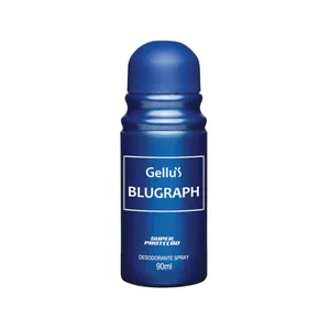 Kit c/3 Unidades de Desodorante Spray Gellus 90ml Blue Graphic