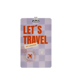 Tag Identificadora de Bagagem Let's Travel Slooth ROSA