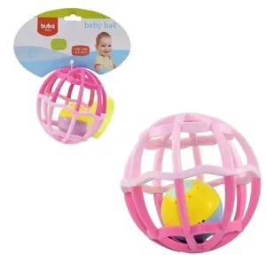 Bolinha Baby Ball Luz E Som Rosa E Lilás Buba 5848