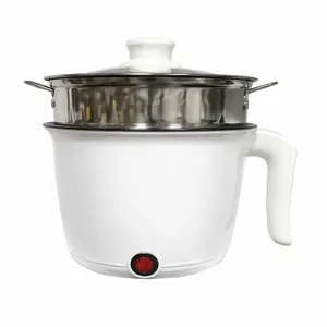Mini Panela de Arroz Elétrica Cheguei BR PC-18 Multifuncional Branco 220V Mini Panela de Arroz Elétrica Cheguei BR PC-18 Inox Multifuncional Branco 220V