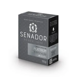 Kit c/2 Sabonete Senador Platinum 130g