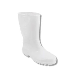 Bota Impermeável Branca Nº43 Pvc Injetada Solado Antiderrapante 33cm - Innpro