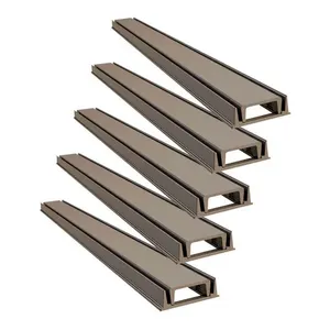 Kit 5 Grelha Linear Invisivel com Caixilho Fendi 100x8cm Drenagem Banheiro Varanda GDA Industria e Distribuidora Kit 5 Grelha Linear Invisivel com Caixilho Fendi 100x8cm Alta Resistencia GDA Industria