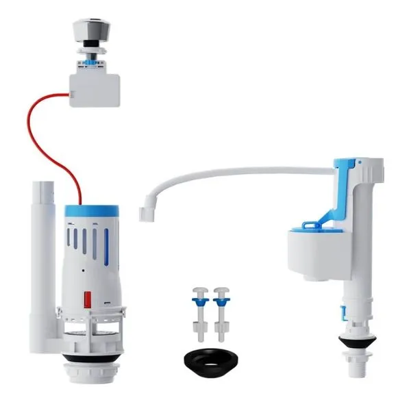 Kit Completo Para Caixa Acoplada Blukit Com Acionador Duplo (MP)