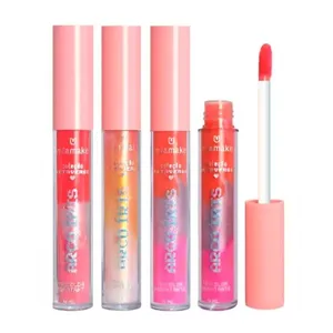 Lip Gloss Tricolor Arco-Íris Hidratante 4g Sortido 393 - Mia Make