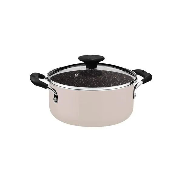 Caçarola De Alumínio Tramontina Tunis Rosa 20cm (MP)