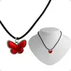 Colar Menina Infantil + Pingente Borboleta Qualidade Premium