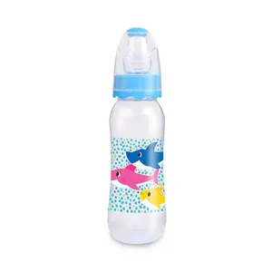 Mamadeira Acinturada Babygo Bico Orto Silicone Baby Shark 240ml