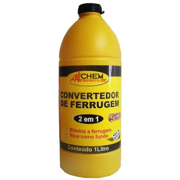 Convertedor de ferrugem 1 litro Ironall 600 50 - ALLCHEM