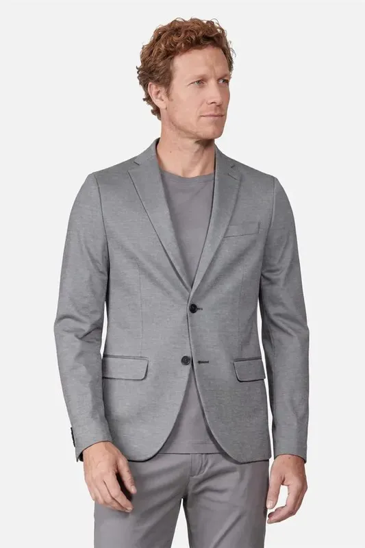 Paletó Malha Super Slim Cinza Cinza - 52