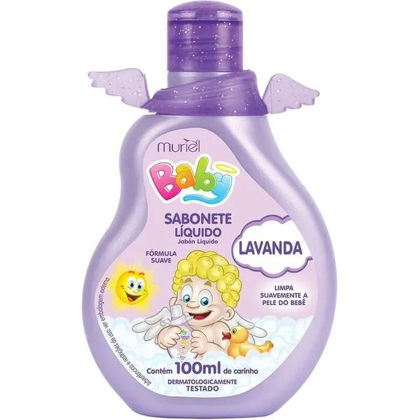 Sabonete Líquido Infantil Muriel Baby Lavanda 100ml