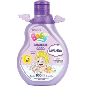 Sabonete Líquido Infantil Muriel Baby Lavanda 100ml