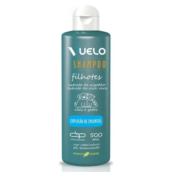 Shampoo Filhotes Para Cães E Gatos Vuelo Explosão De Encantos 500ml (MP)