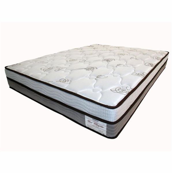 Colchão Queen Size Ortobom New Magestic com Ortopillow e Molas Ensacadas 27x158x198 cm Marrom