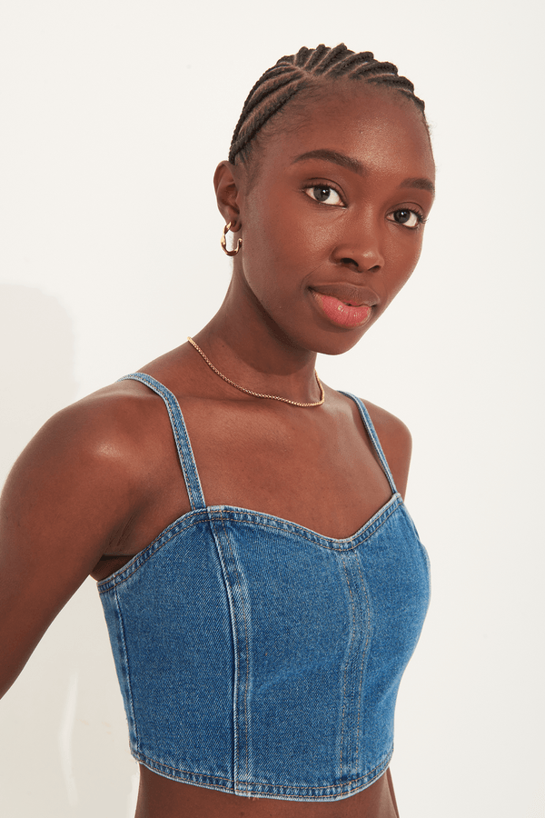 corselet jeans alça JEANS PP