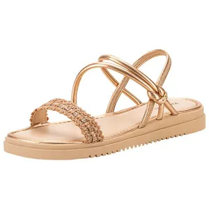 Sandália Infantil Feminina Pink Cats V4801 BRONZE 32