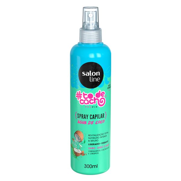 Spray Água De Coco To De Cacho Salon Line 300ml