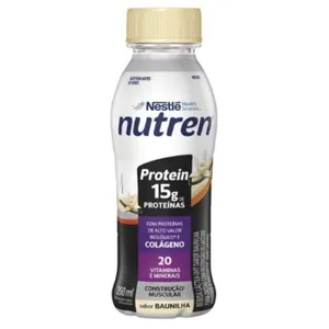 Bebida Láctea Nutren Protein Sabor Baunilha Zero Lactose 260ml
