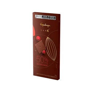 Tablete 50% Amargo Frutas Vermelhas 90G