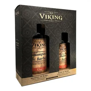 Shampoo De Barba 200ml + Balm De Barba 140ml Viking Terra